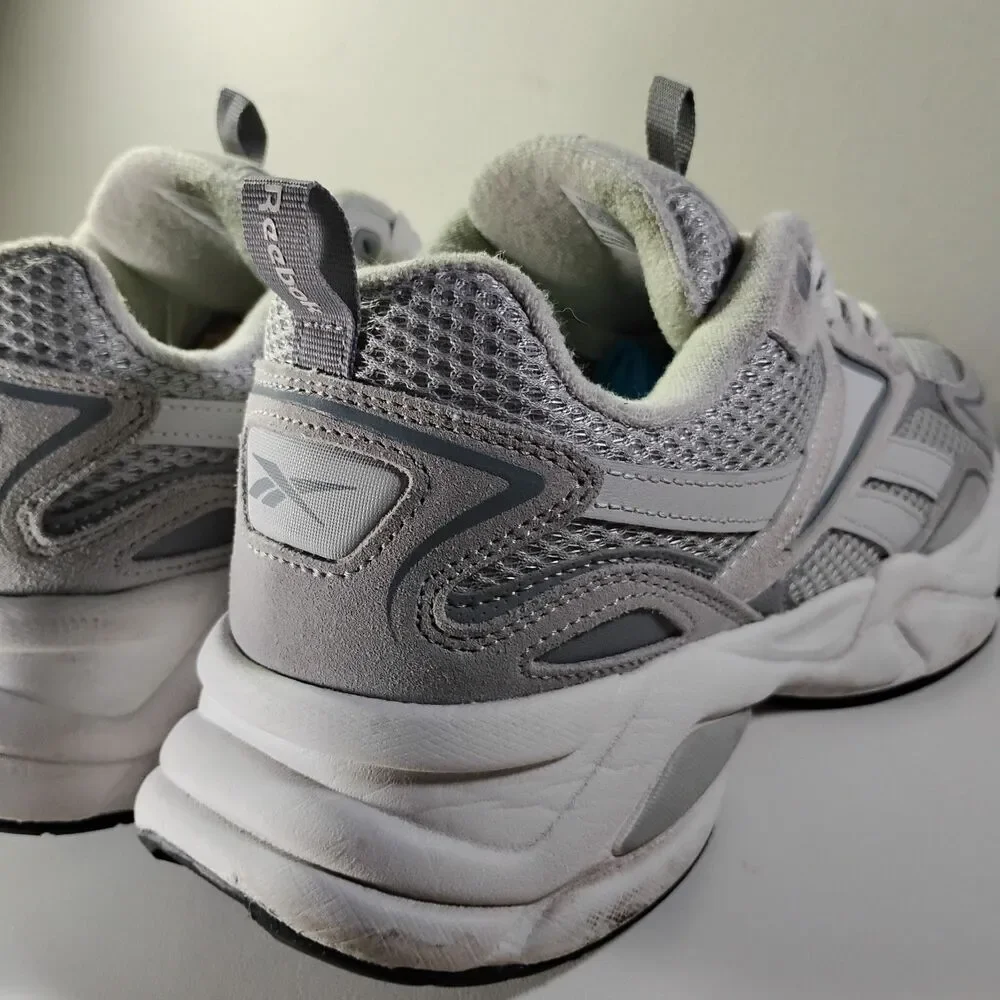 Reebok Royal Charge Sneaker Men US 10.5 Chunky Gray White Casual Lifestyle Shoes